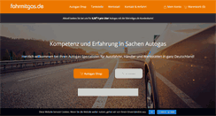 Desktop Screenshot of fahrmitgas.de