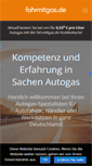Mobile Screenshot of fahrmitgas.de